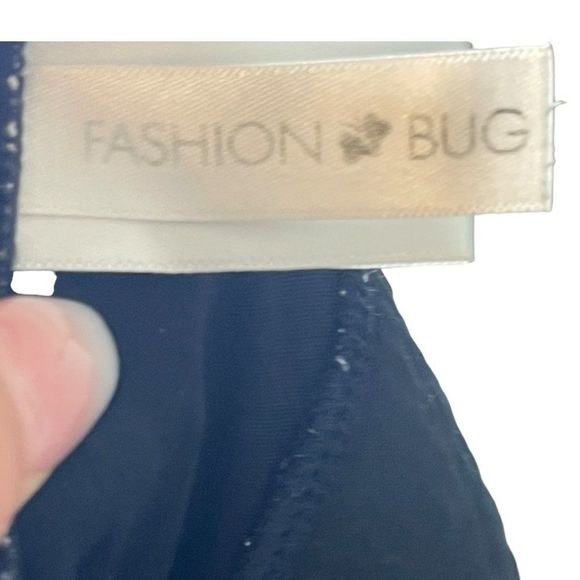 Fashion Bug Womens Black White Polka Dot One Piece Bathing Suit Swim Suit 6 - Picture 12 of 13